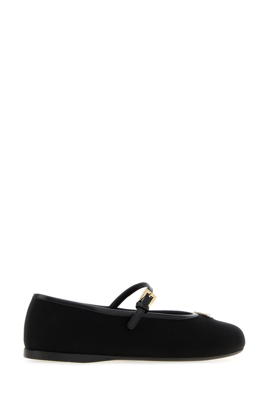 Prada Ballerine in tela nera, view 3