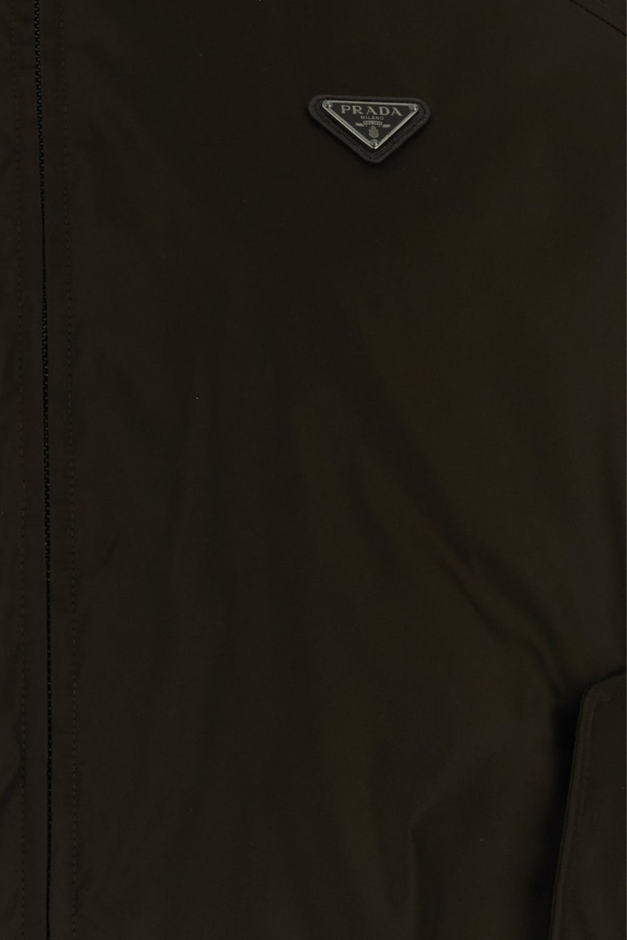 Prada Bomber in Re-Nylon marrone, view 3