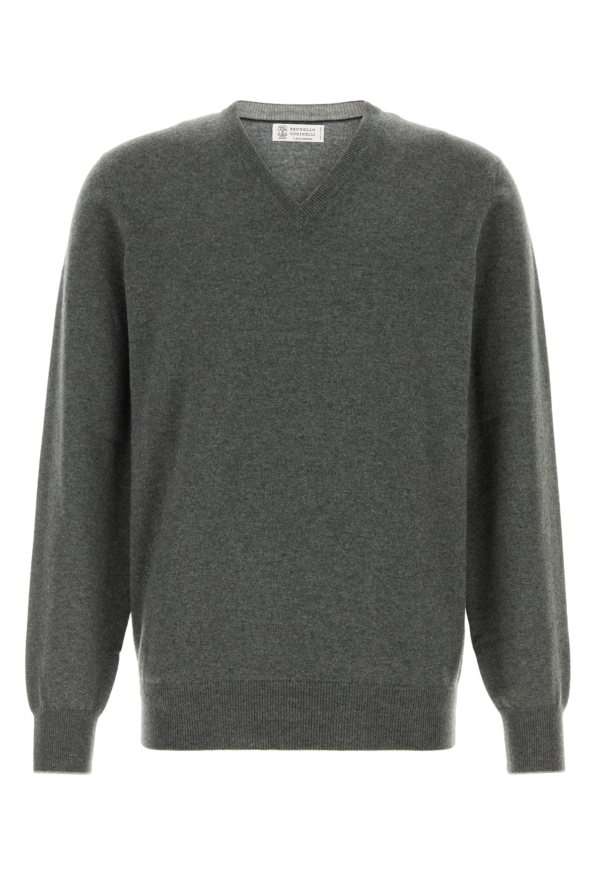 Brunello Cucinelli Maglione in cashmere grigio
