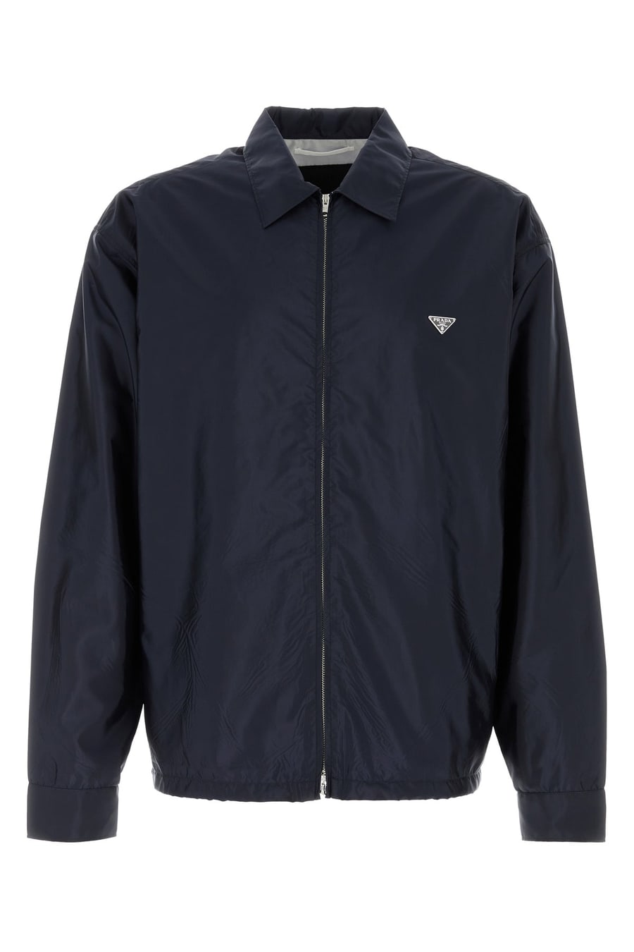 Prada Camicia in Re-Nylon blu navy