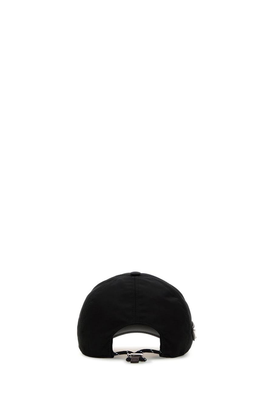 Prada Cappello da baseball in Re-Nylon nero, view 3