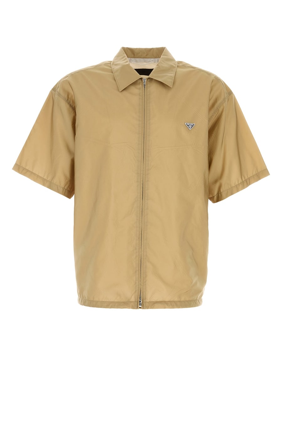 Prada Camicia in Re-Nylon beige