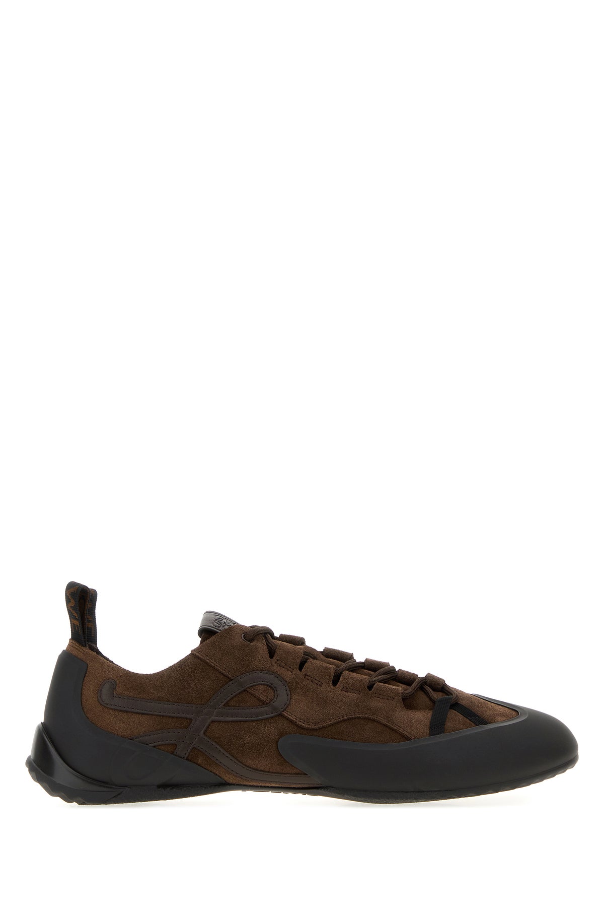 Loewe Sneakers Grip in pelle scamosciata marrone