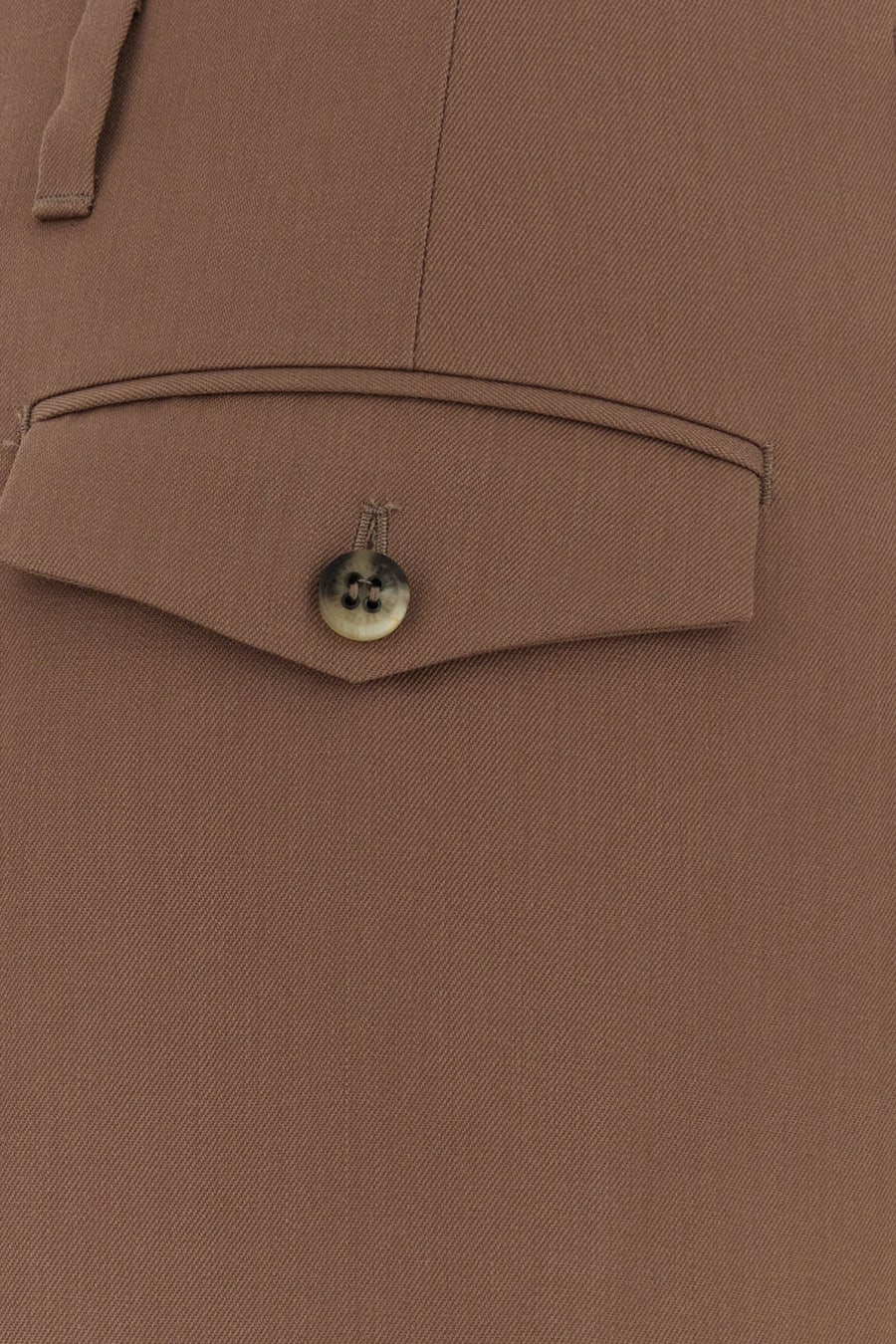 Golden Goose Pantalone dalla gamba ampia in lana rosa antico, view 3