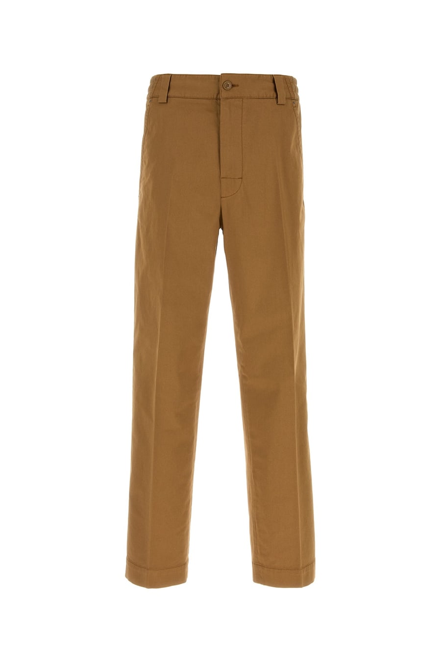 Moncler Pantalone in cotone cammello