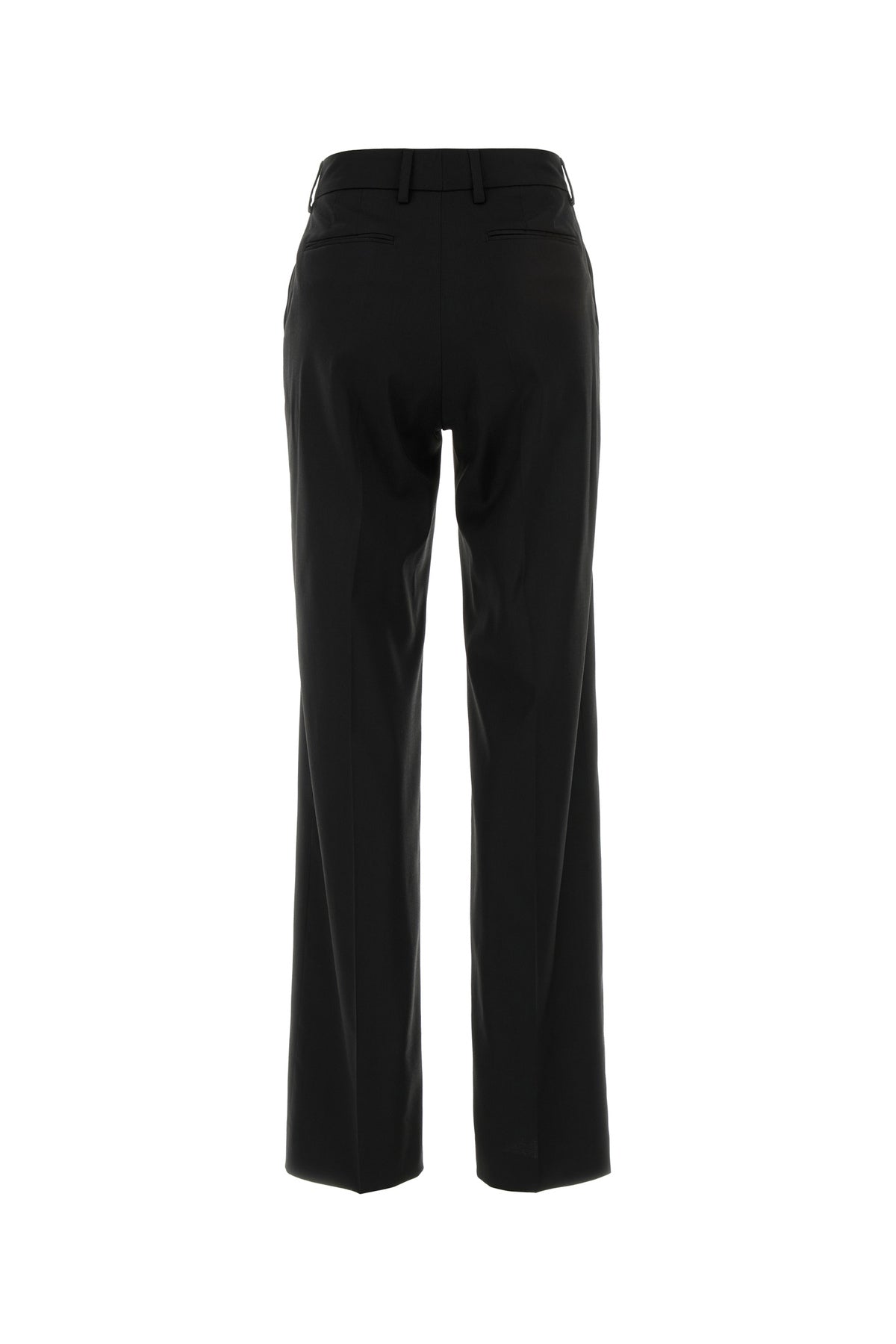 PT Torino Pantalone in misto lana stretch nera, view 2