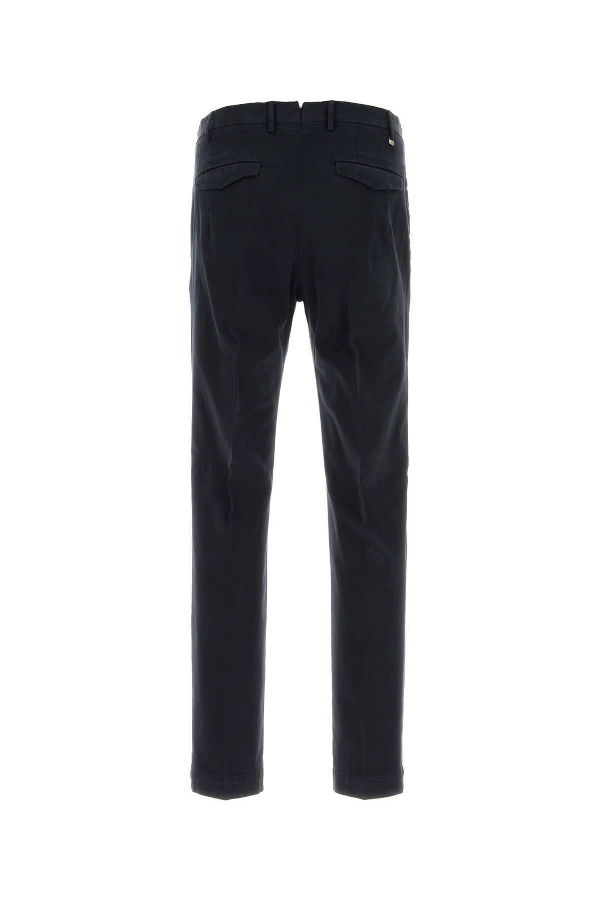 PT Torino Pantalone in cotone stretch blu notte, view 2