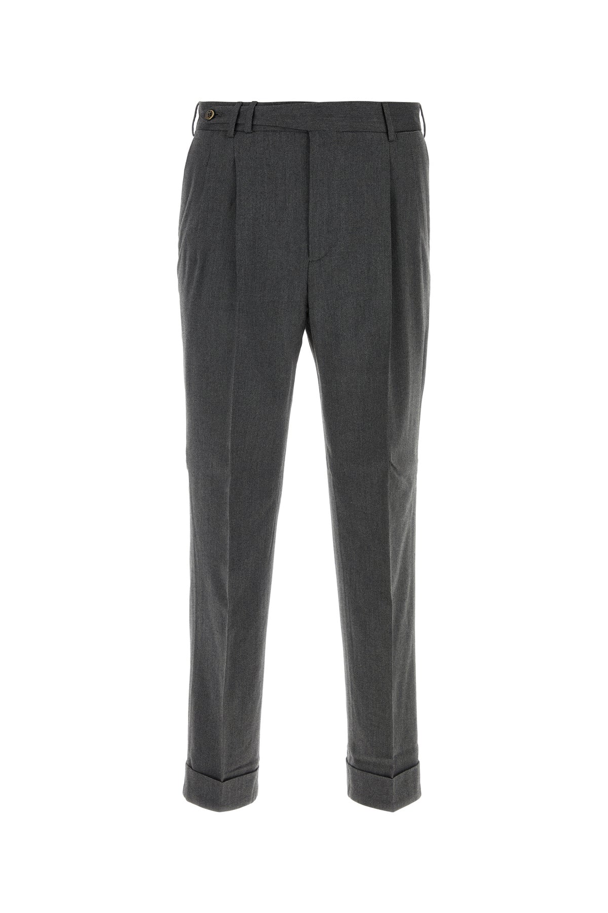 PT Torino Pantalone in misto cotone grigio scuro