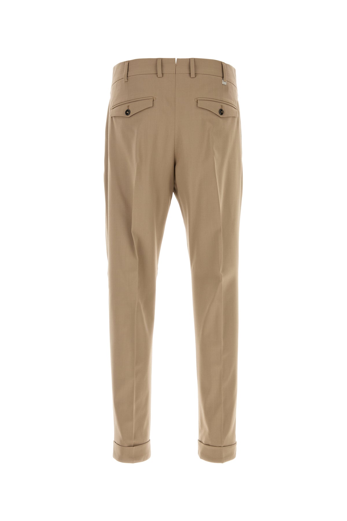 PT Torino Pantalone in lana stretch beige, view 2