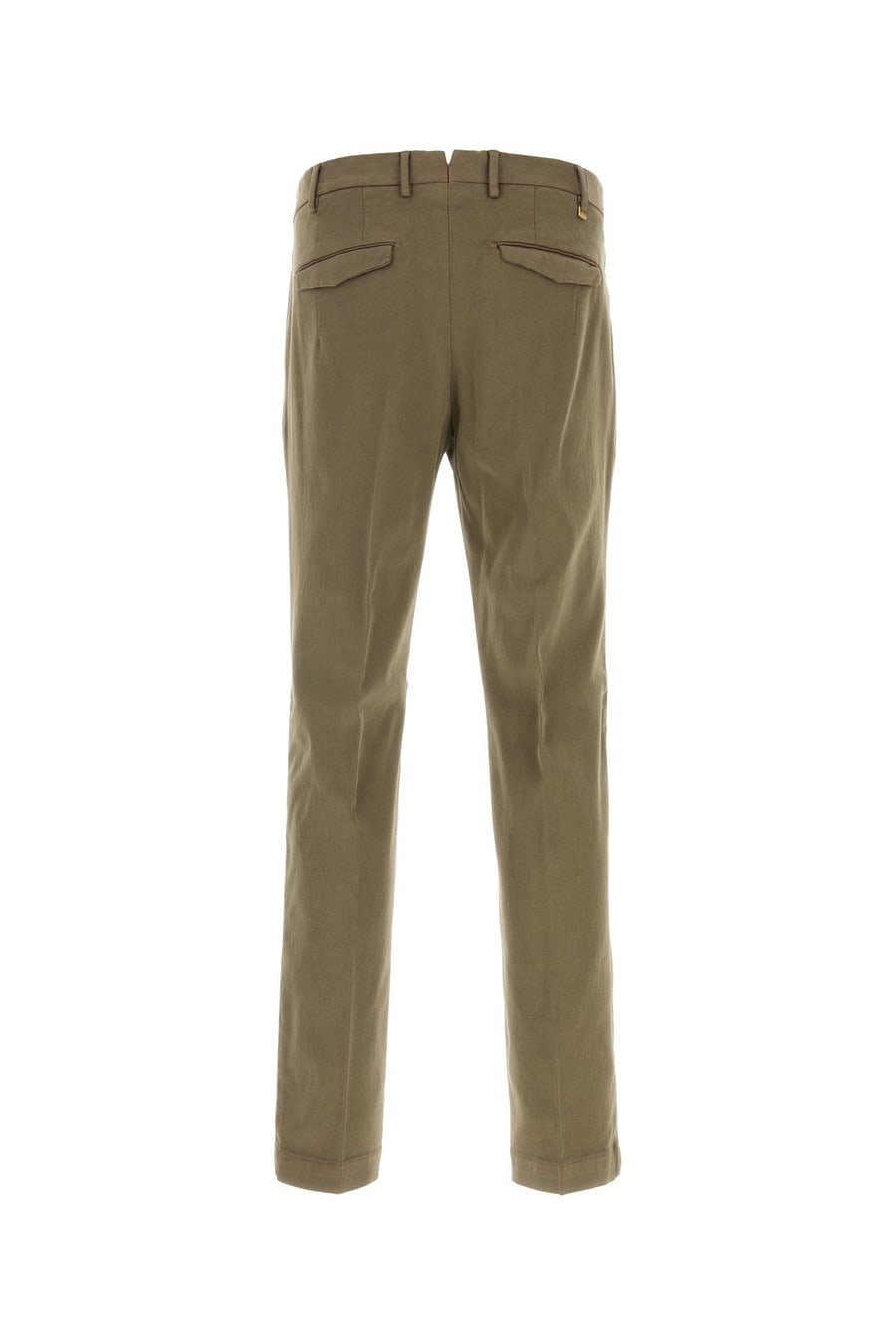PT Torino Pantalone in cotone stretch fango, view 2