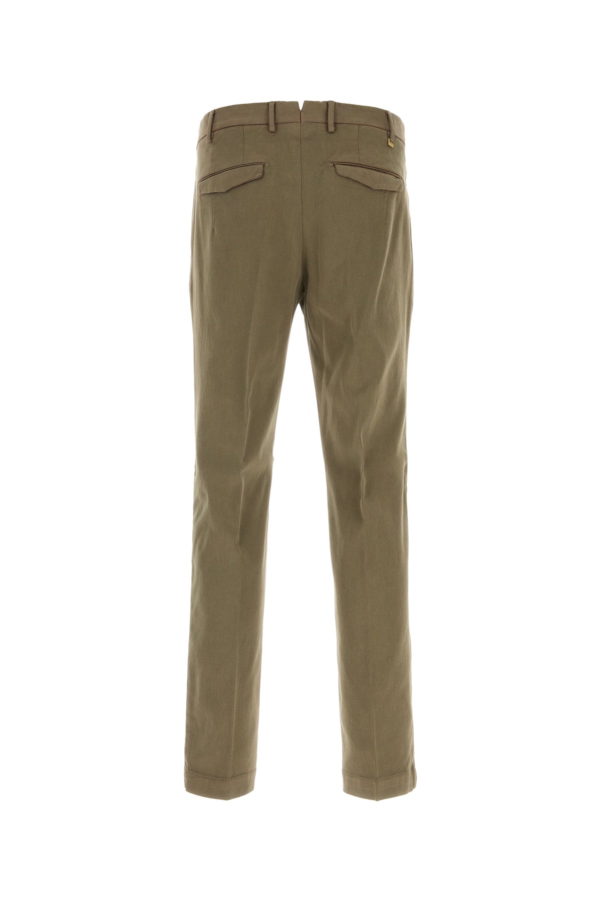 PT Torino Pantalone in cotone stretch fango, view 2