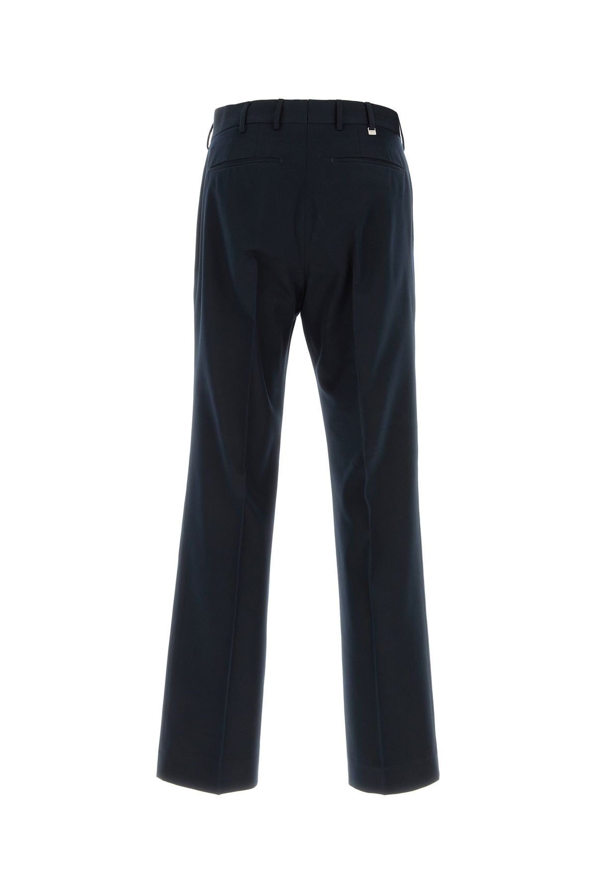 PT Torino Pantalone in misto cotone blu notte, view 2