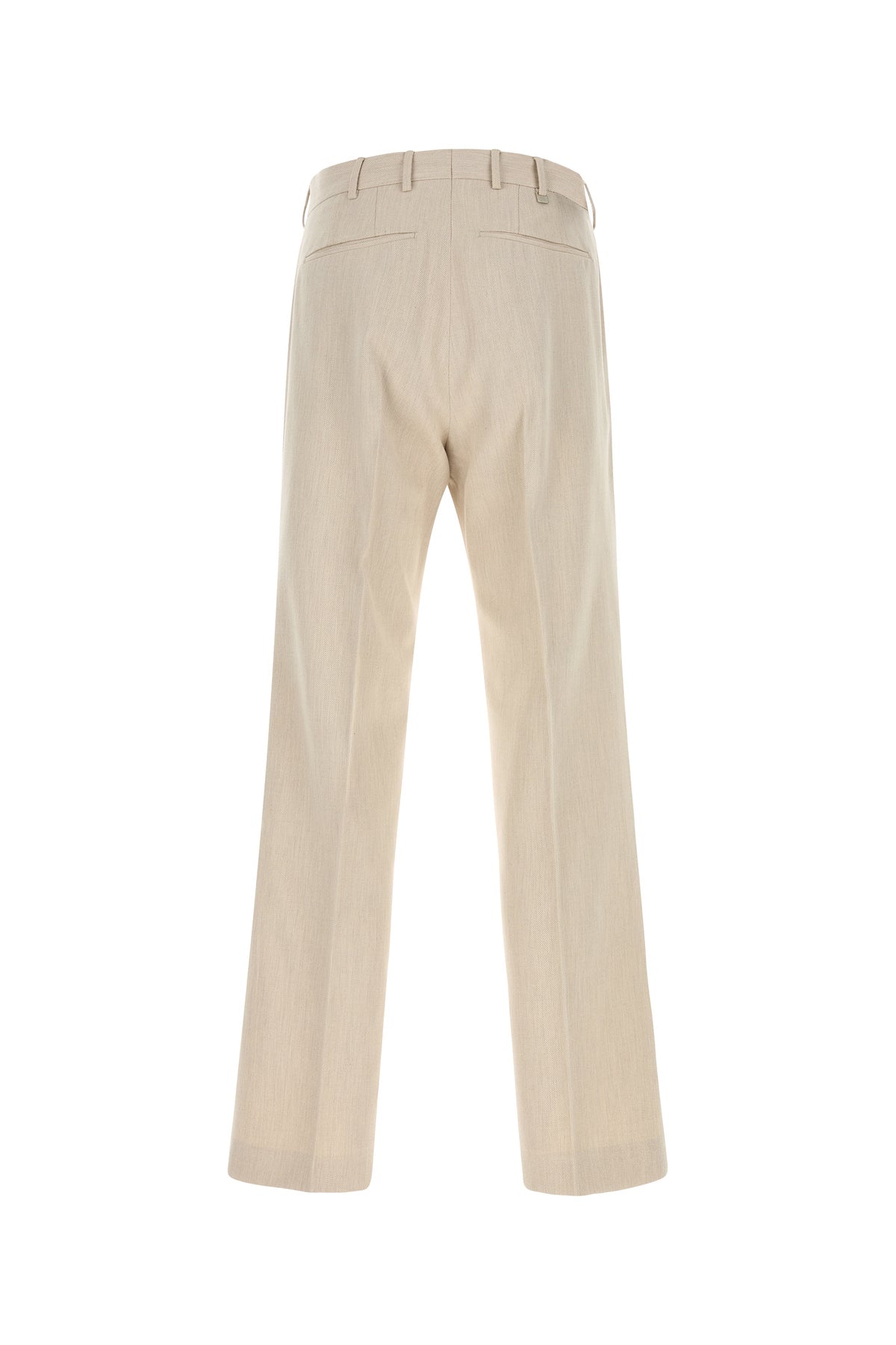 PT Torino Pantalone in misto cotone sabbia, view 2