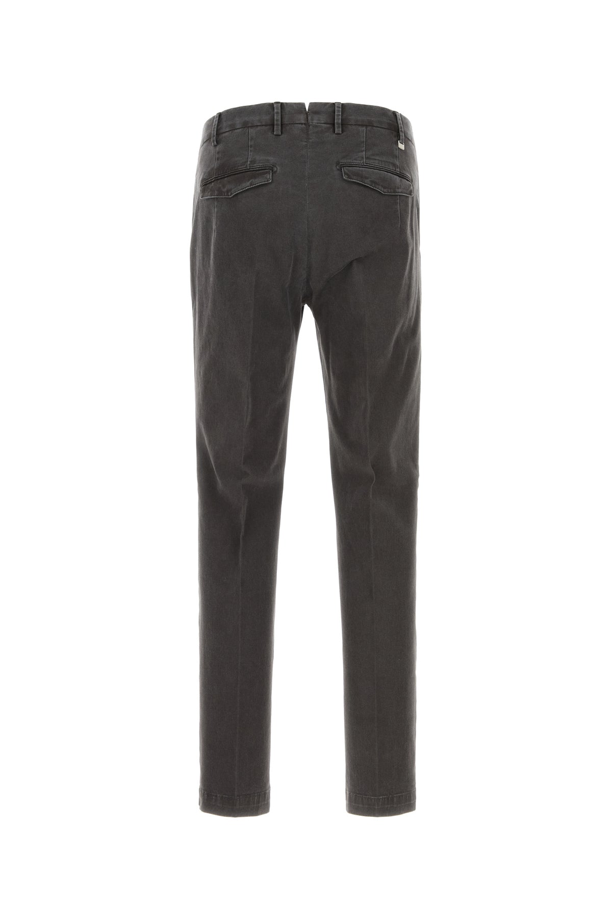 PT Torino Pantalone in cotone stretch grigio scuro, view 2