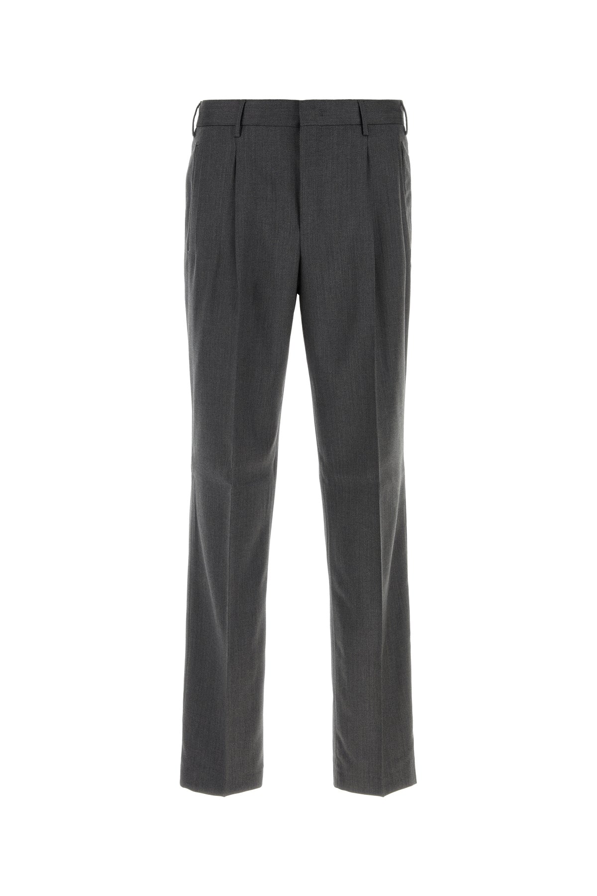 PT Torino Pantalone in lana stretch grigia scura