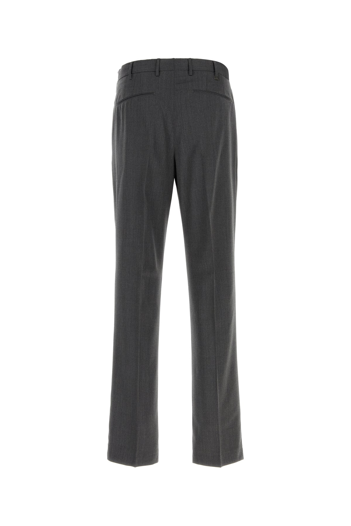 PT Torino Pantalone in lana stretch grigia scura, view 2