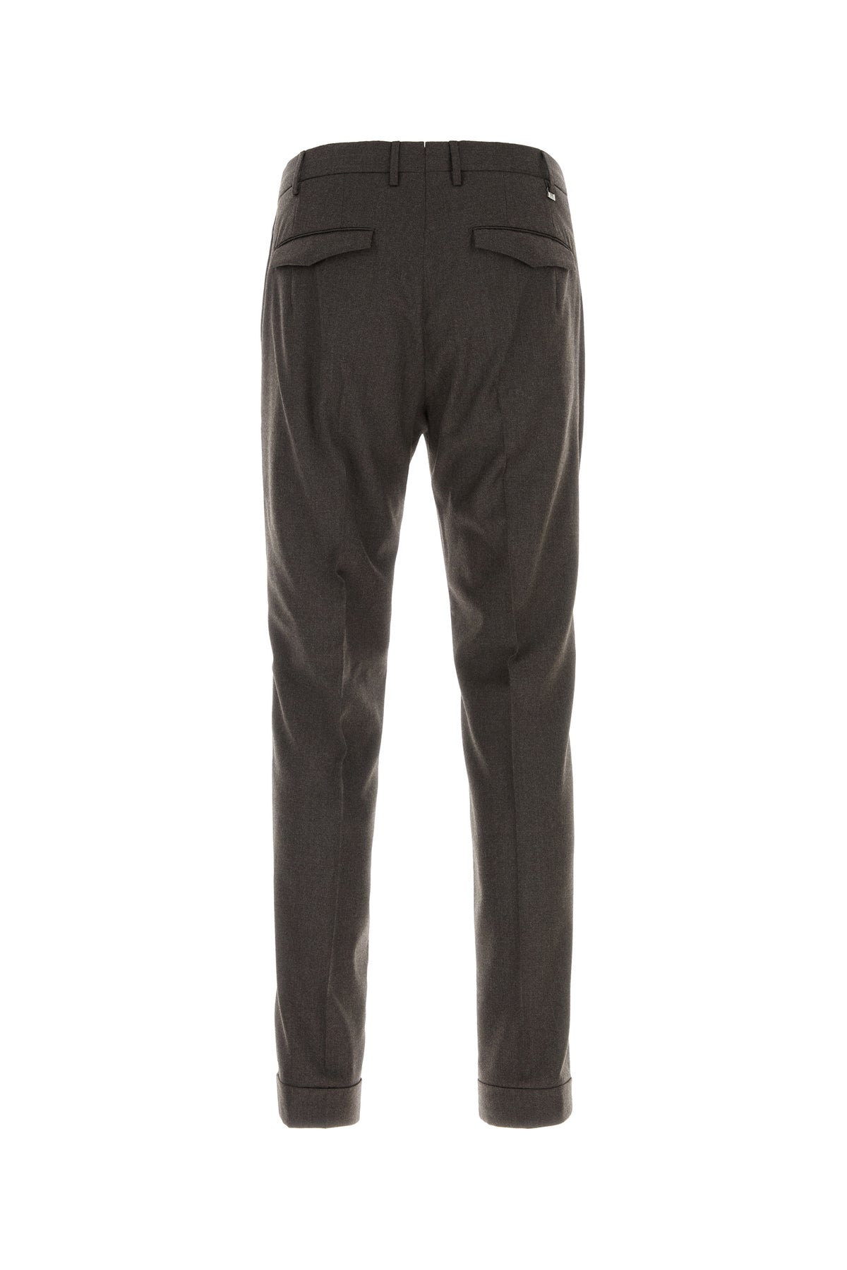 PT Torino Pantalone in lana stretch marrone, view 2
