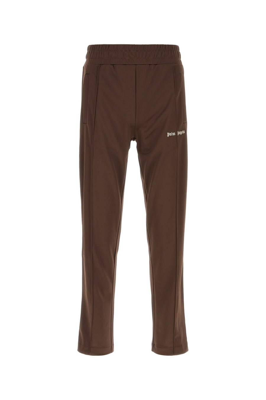 Palm Angels Pantalone jogging in tessuto tecnico cioccolato