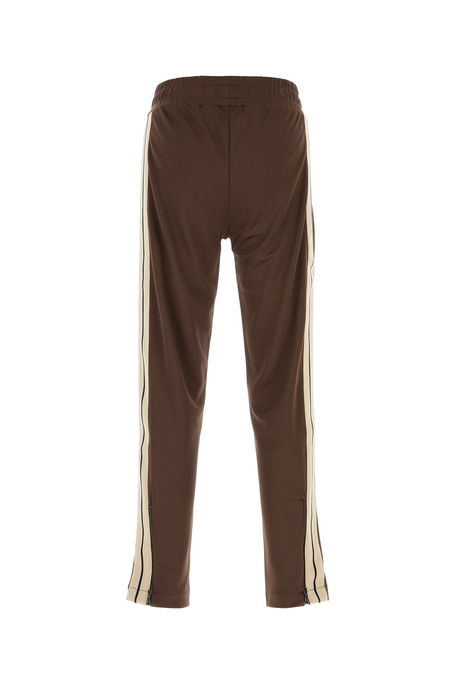 Palm Angels Pantalone jogging in tessuto tecnico cioccolato, view 2
