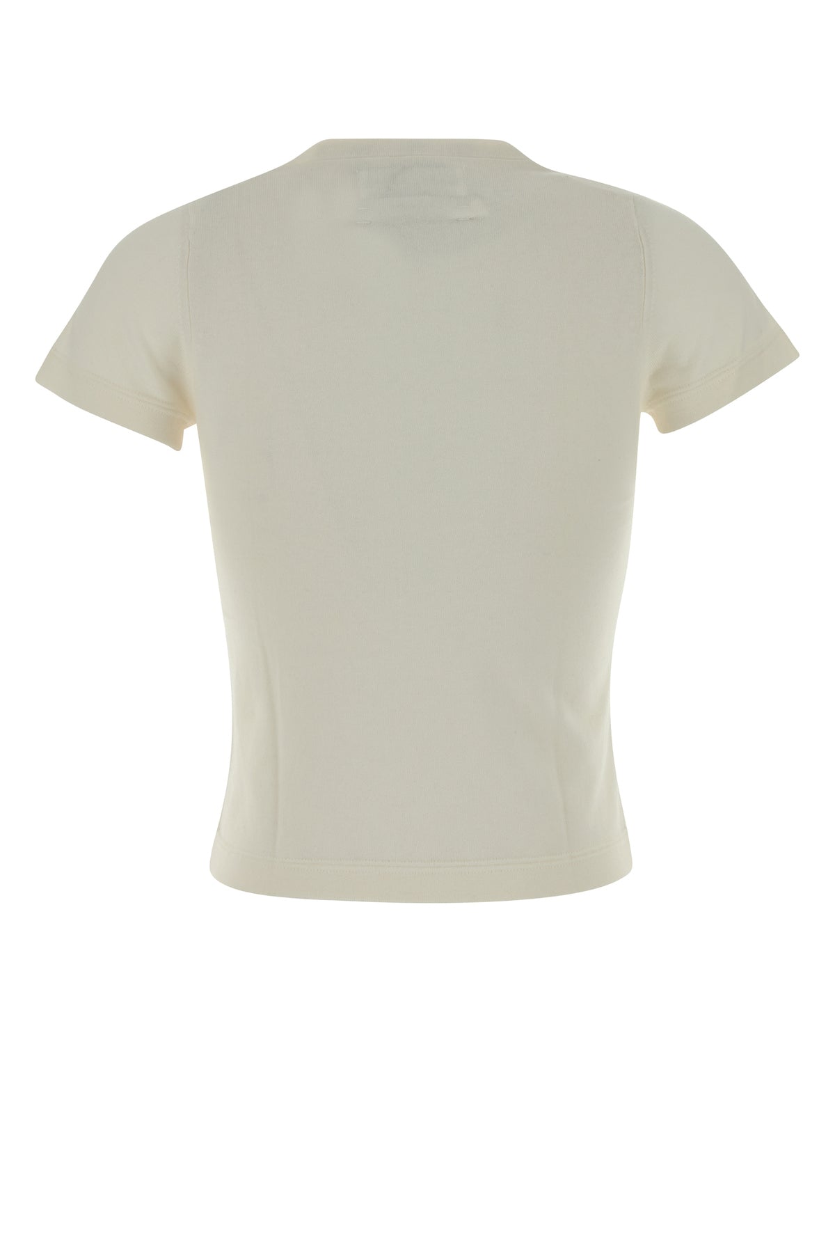 EXTREME CASHMERE T-shirt n°292 in maglia bianca, view 2
