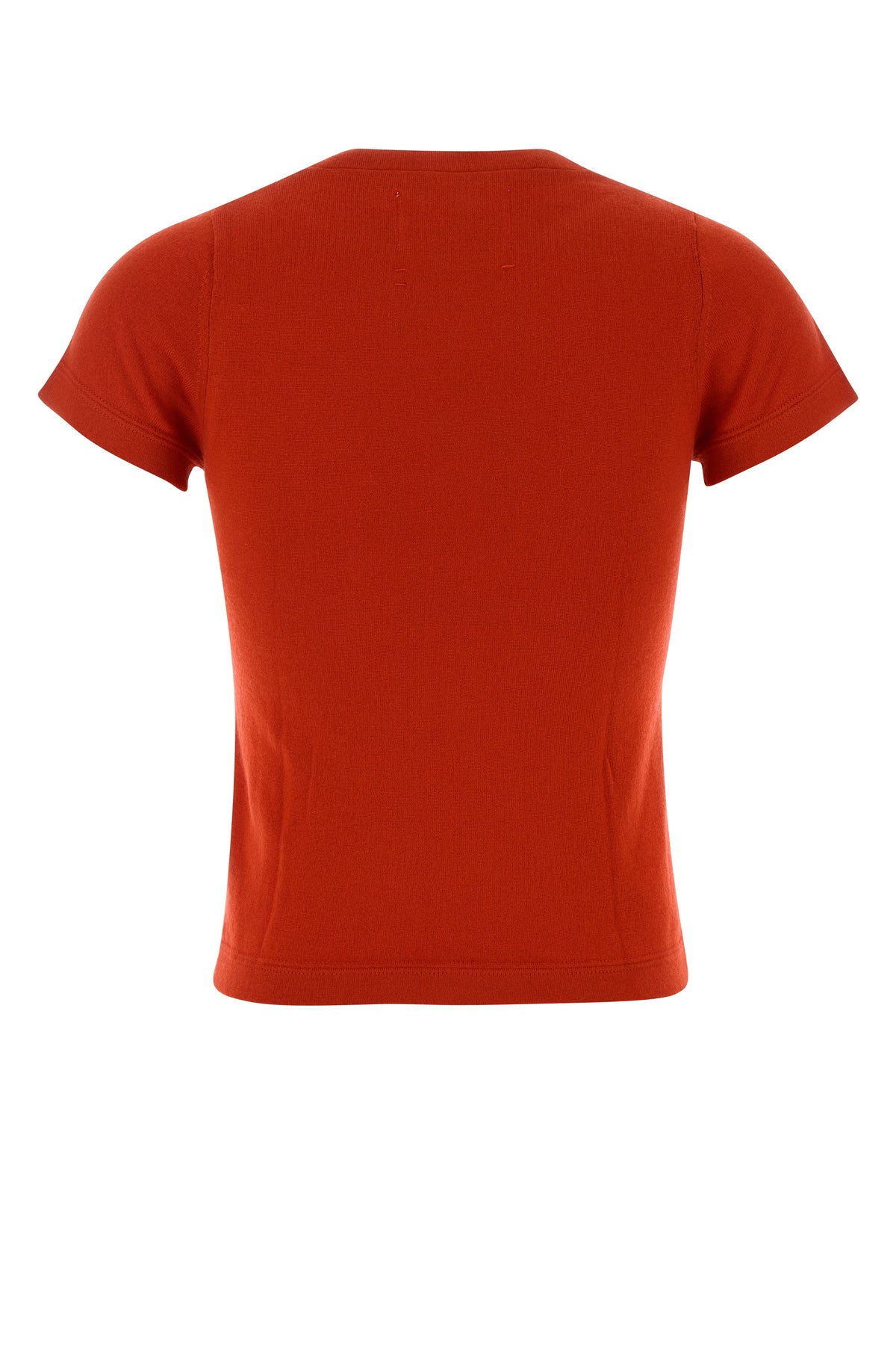 EXTREME CASHMERE T-shirt n°292  in maglia rossa, view 2
