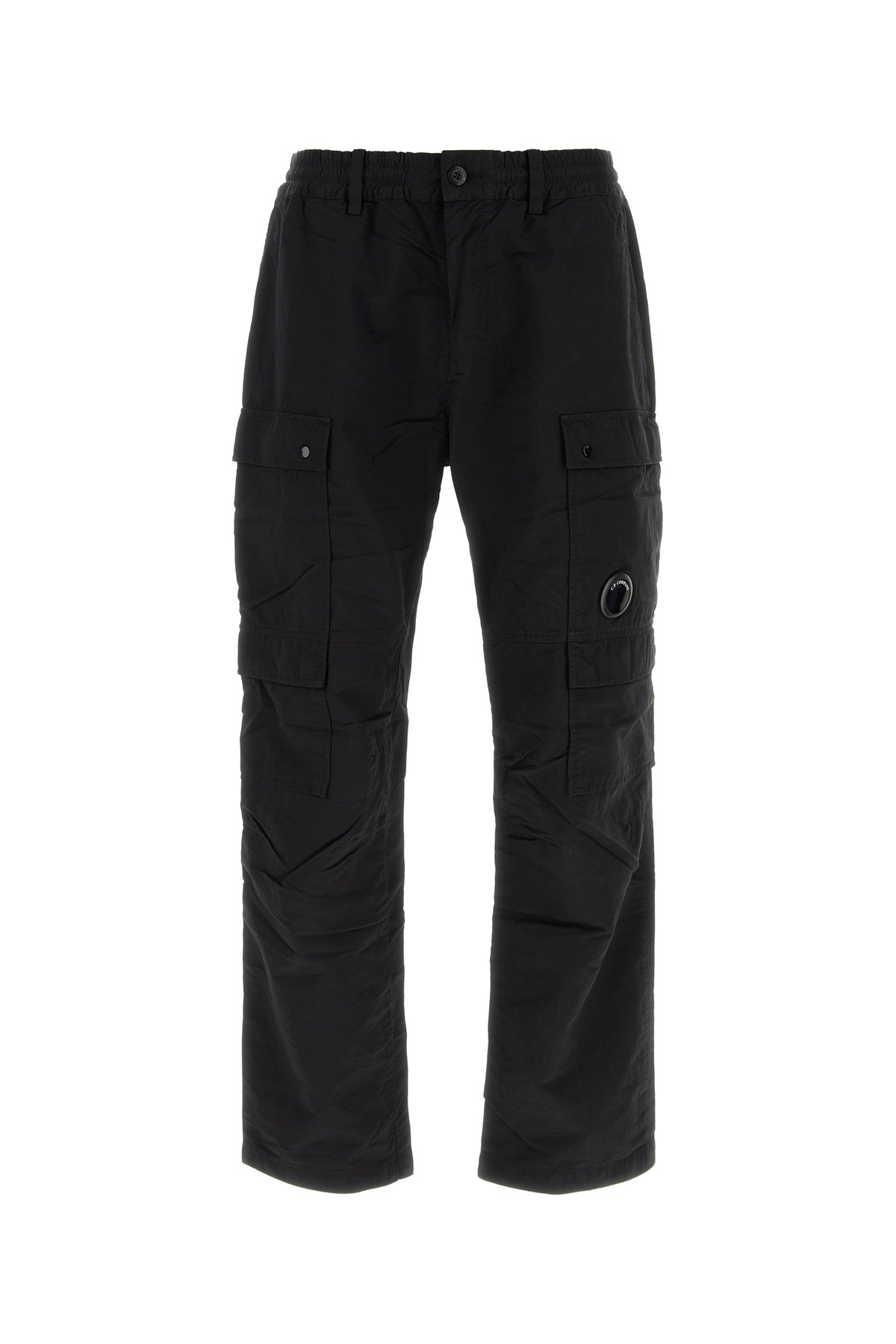 C.P. Company Pantalone cargo in nylon nero
