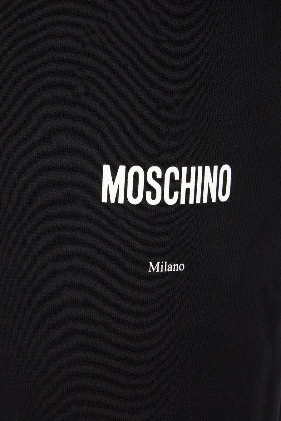 Moschino Pantalone jogging in cotone nero, view 3
