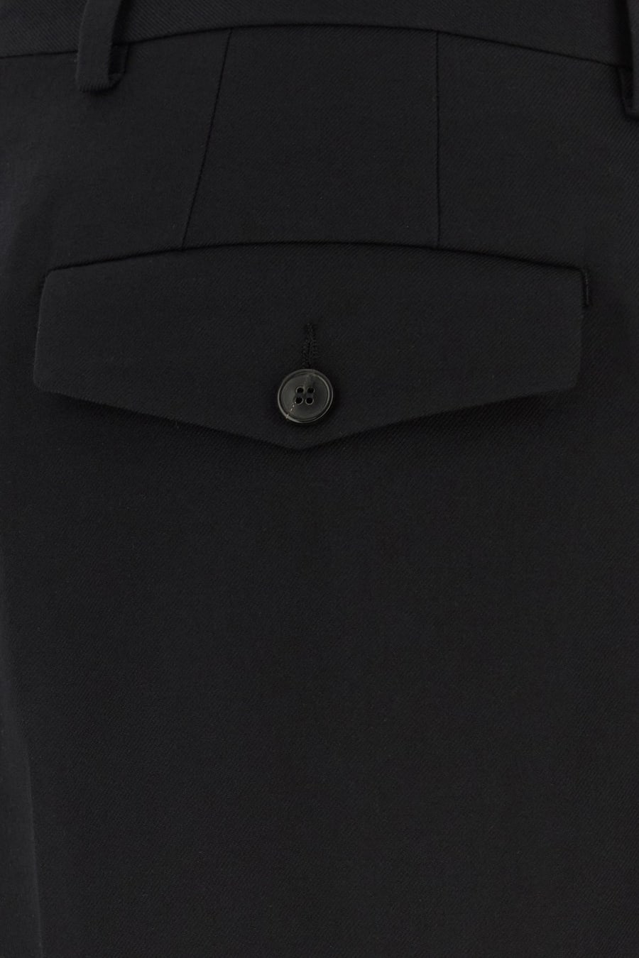 Dries Van Noten Pantalone in lana nera, view 5