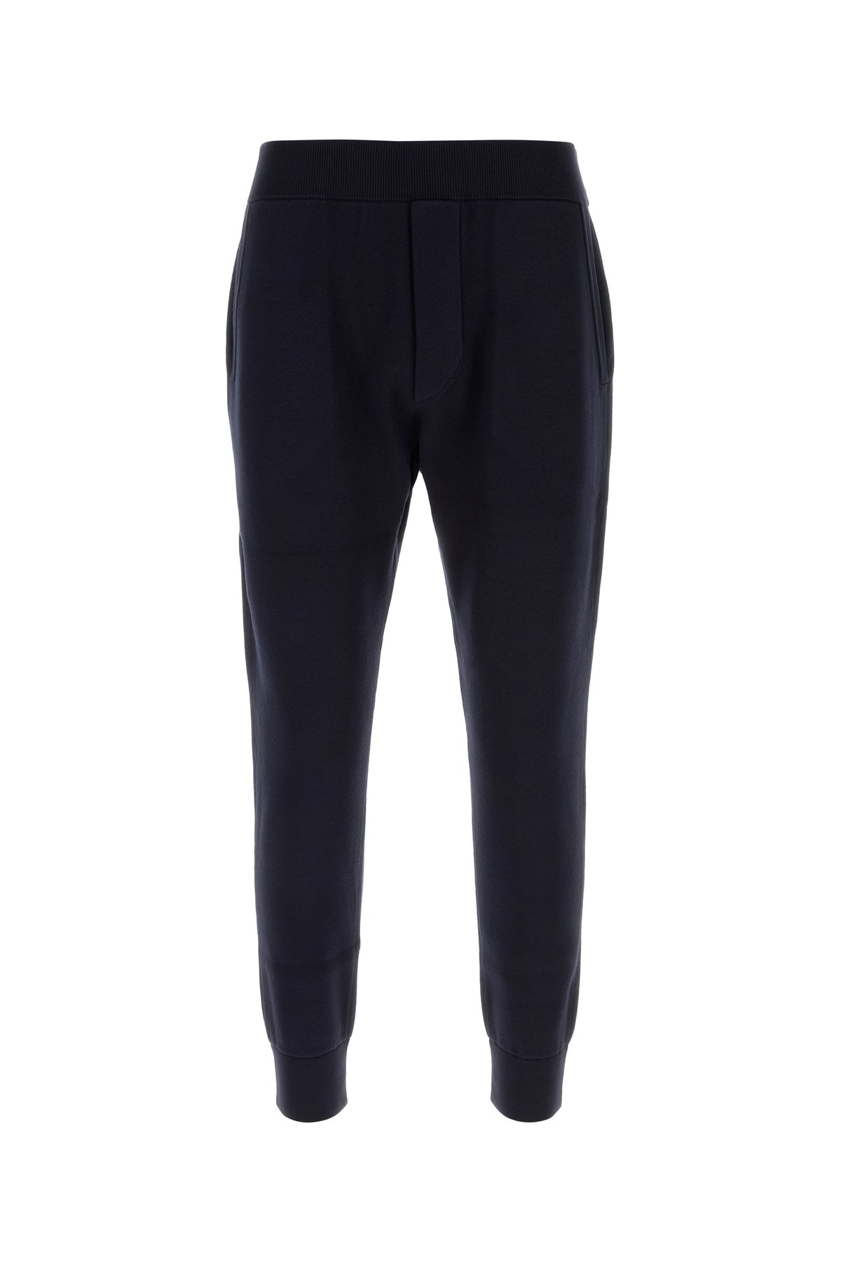 Dsquared2 Pantalone jogging in maglia blu navy