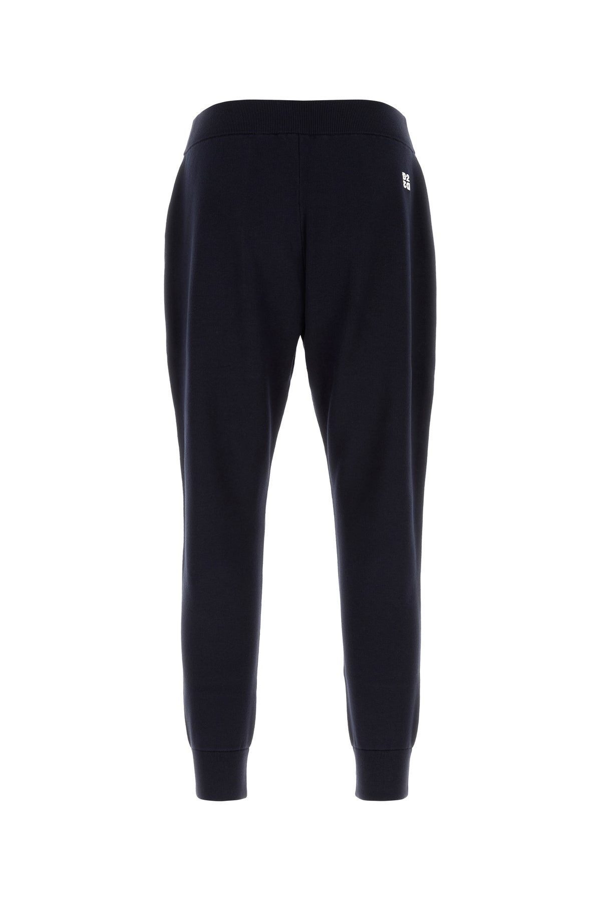 Dsquared2 Pantalone jogging in maglia blu navy, view 2