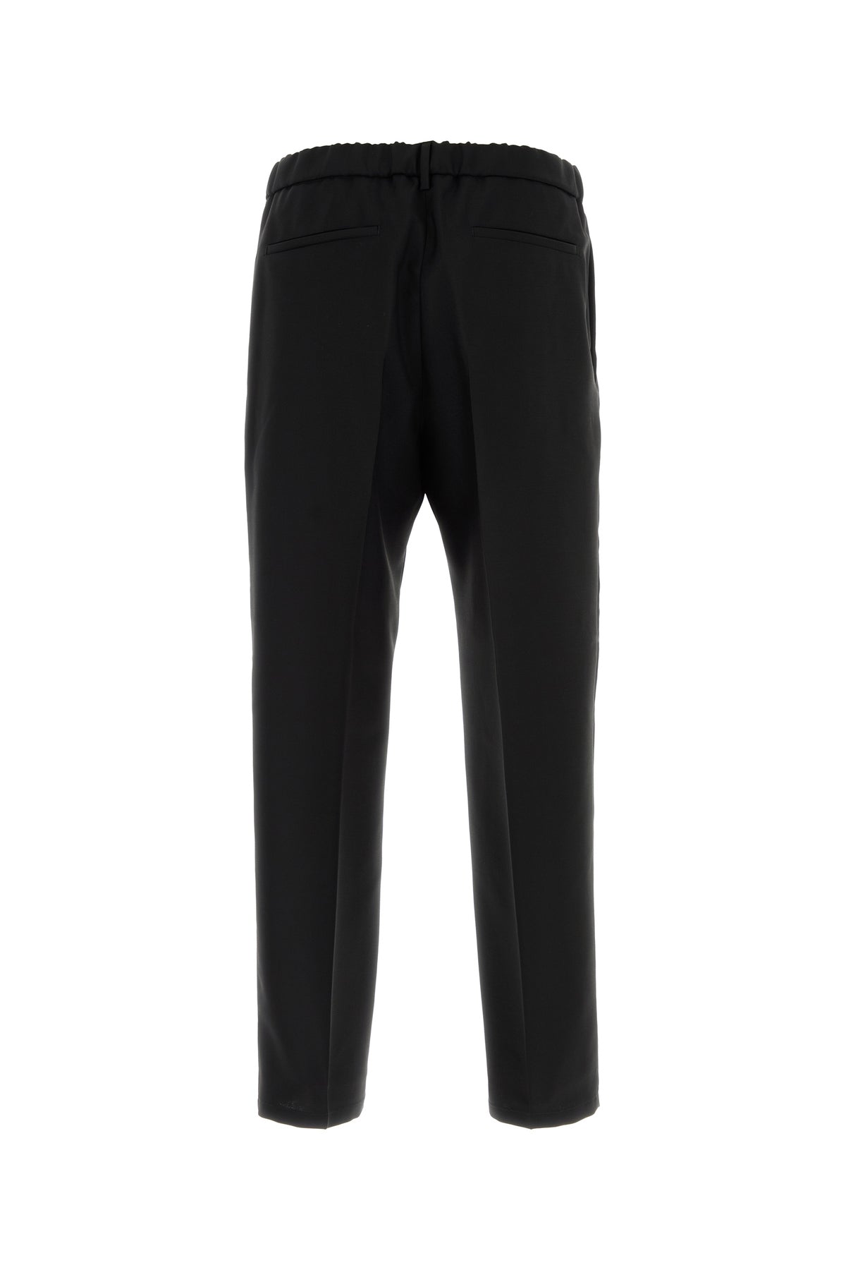 Jil Sander Pantalone in misto lana nera, view 2