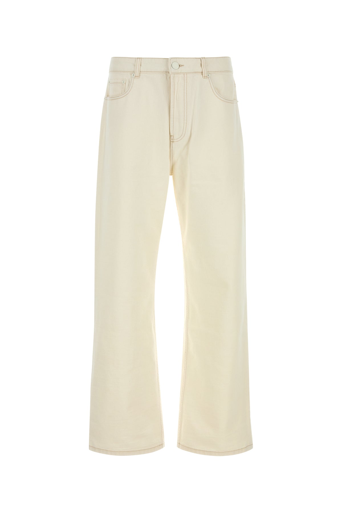 AMI Jeans in denim avorio