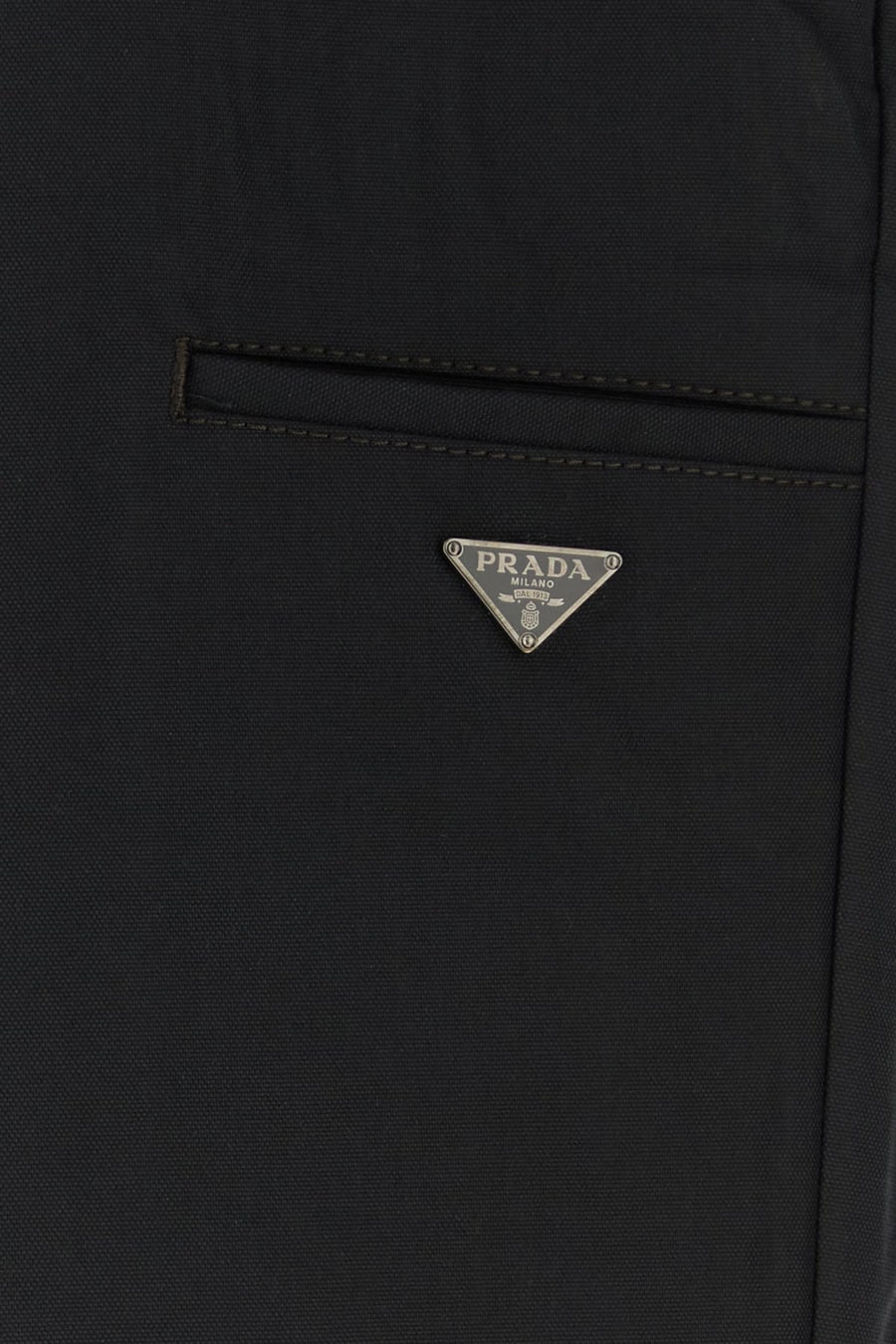 Prada Pantalone in tela nera, view 3