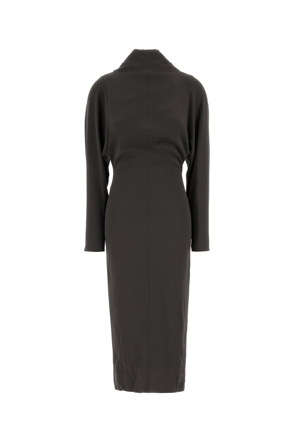 Giorgio Armani Abito in crepe stretch grigio scuro