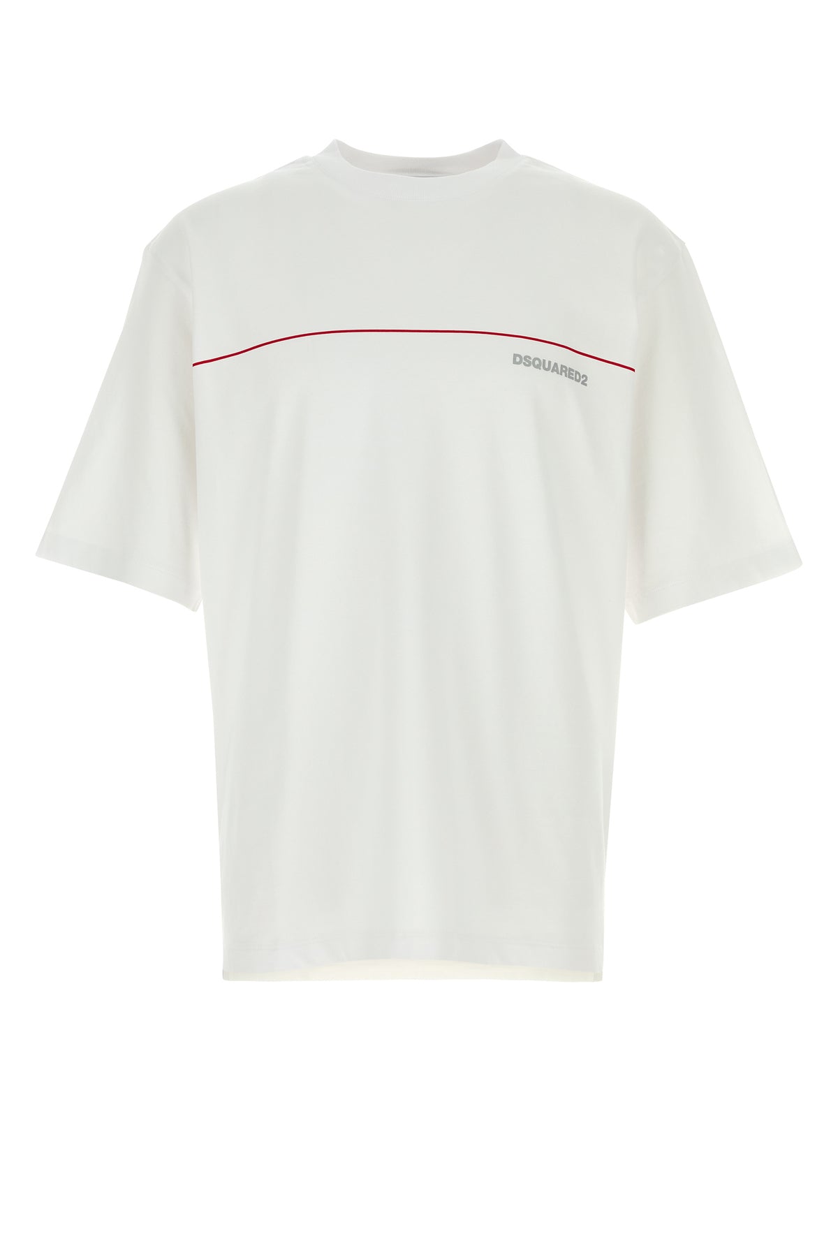 Dsquared2 T-shirt oversize in cotone bianco