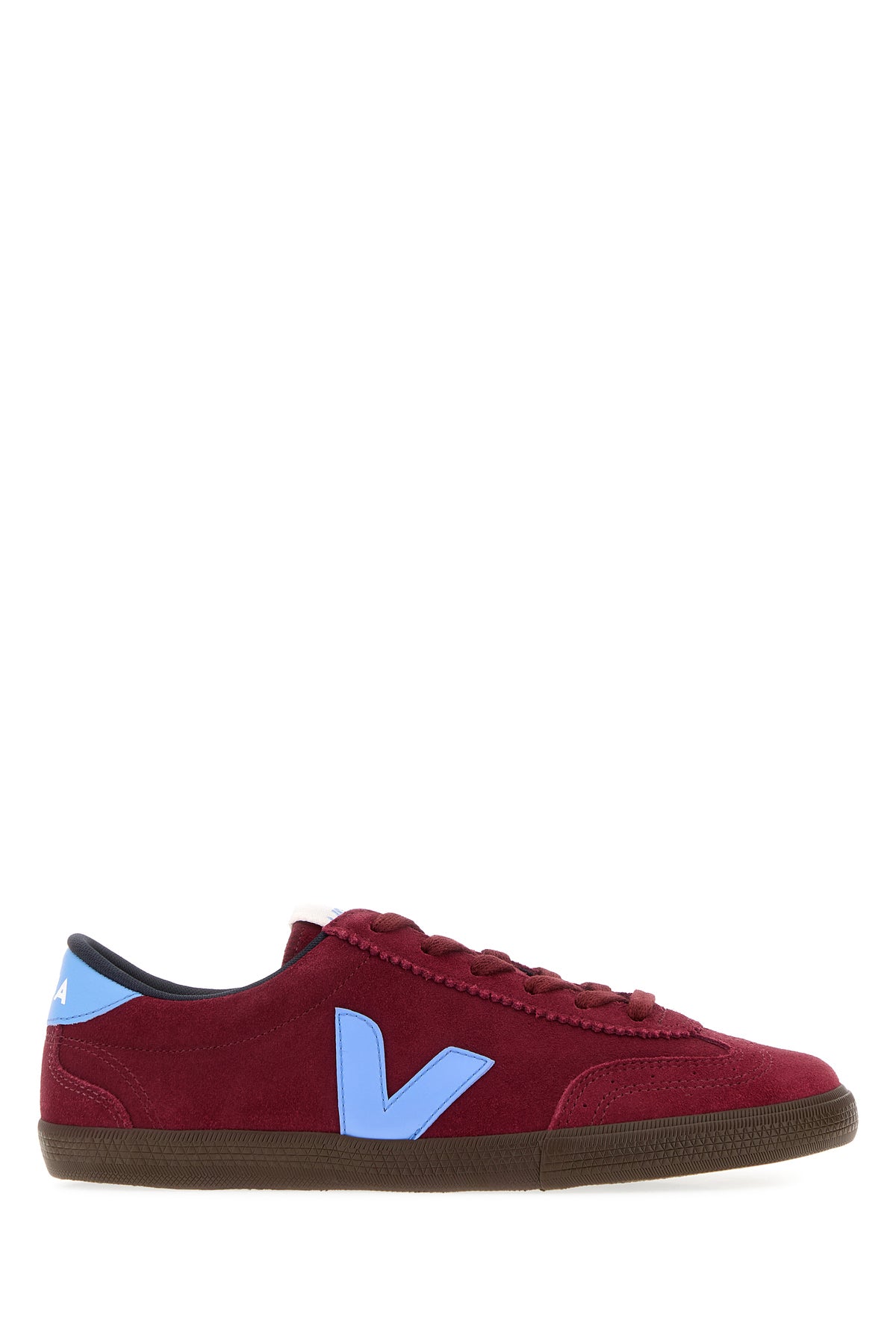 VEJA Sneakers Volley in pelle scamosciata rosso tiziano