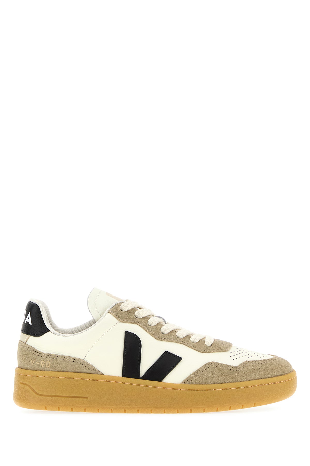 VEJA Sneakers V-90 in multicolor in pelle e pelle scamosciata