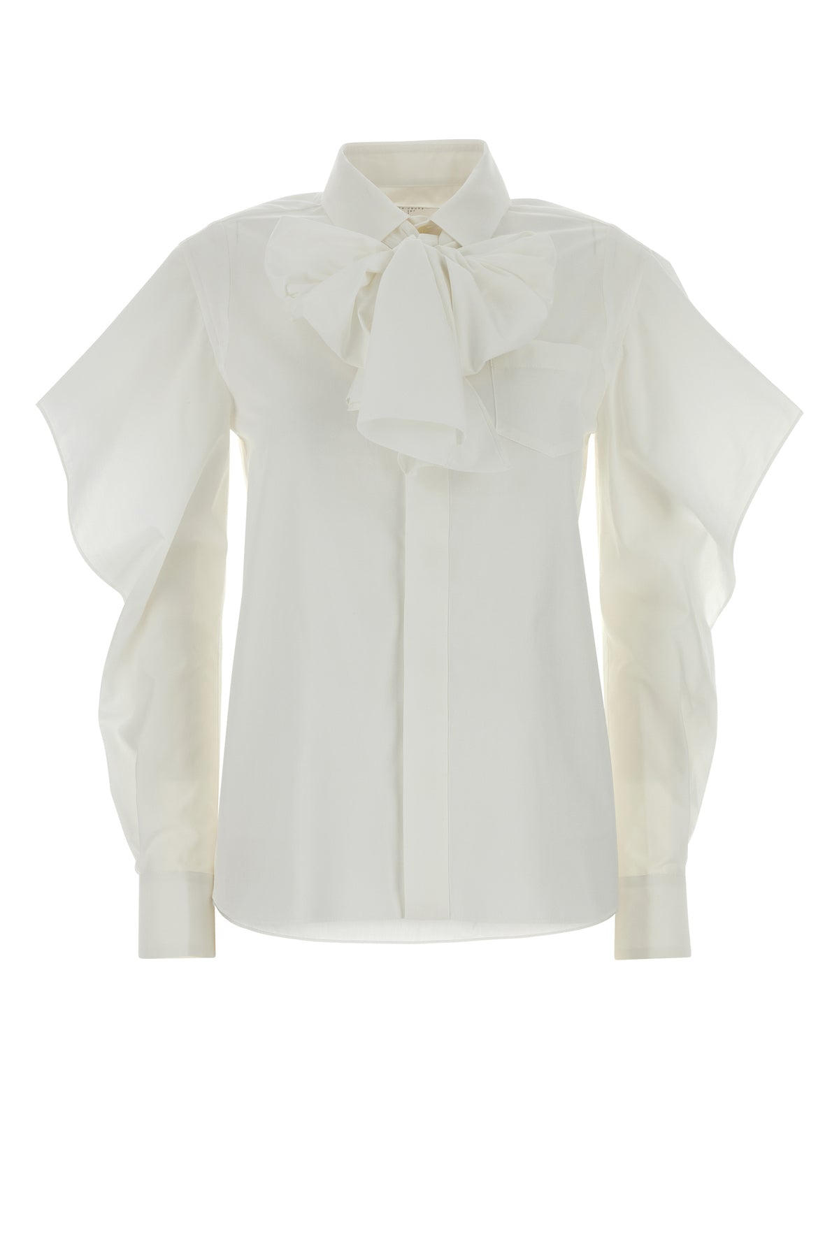 SACAI Camicia in popeline bianco