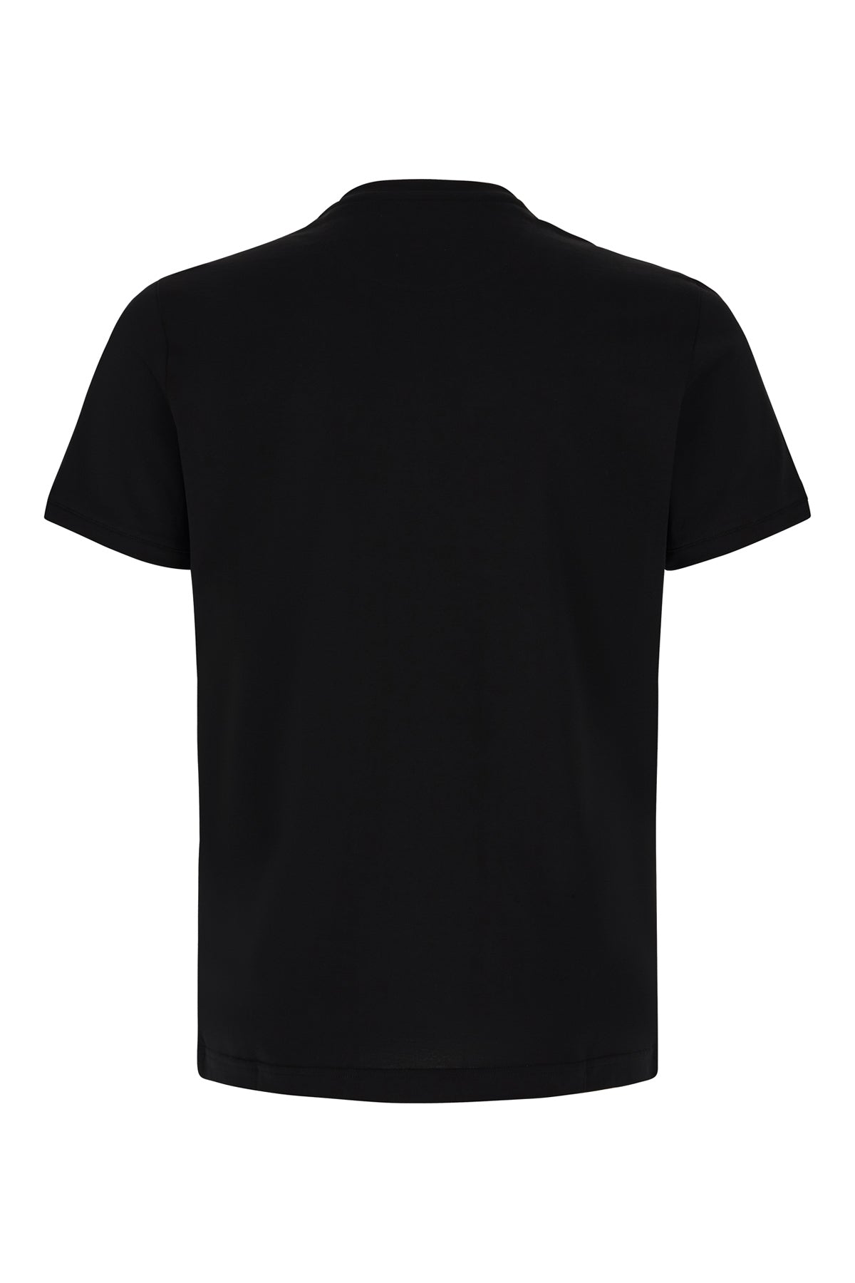 Fendi T-shirt in cotone nero, view 2