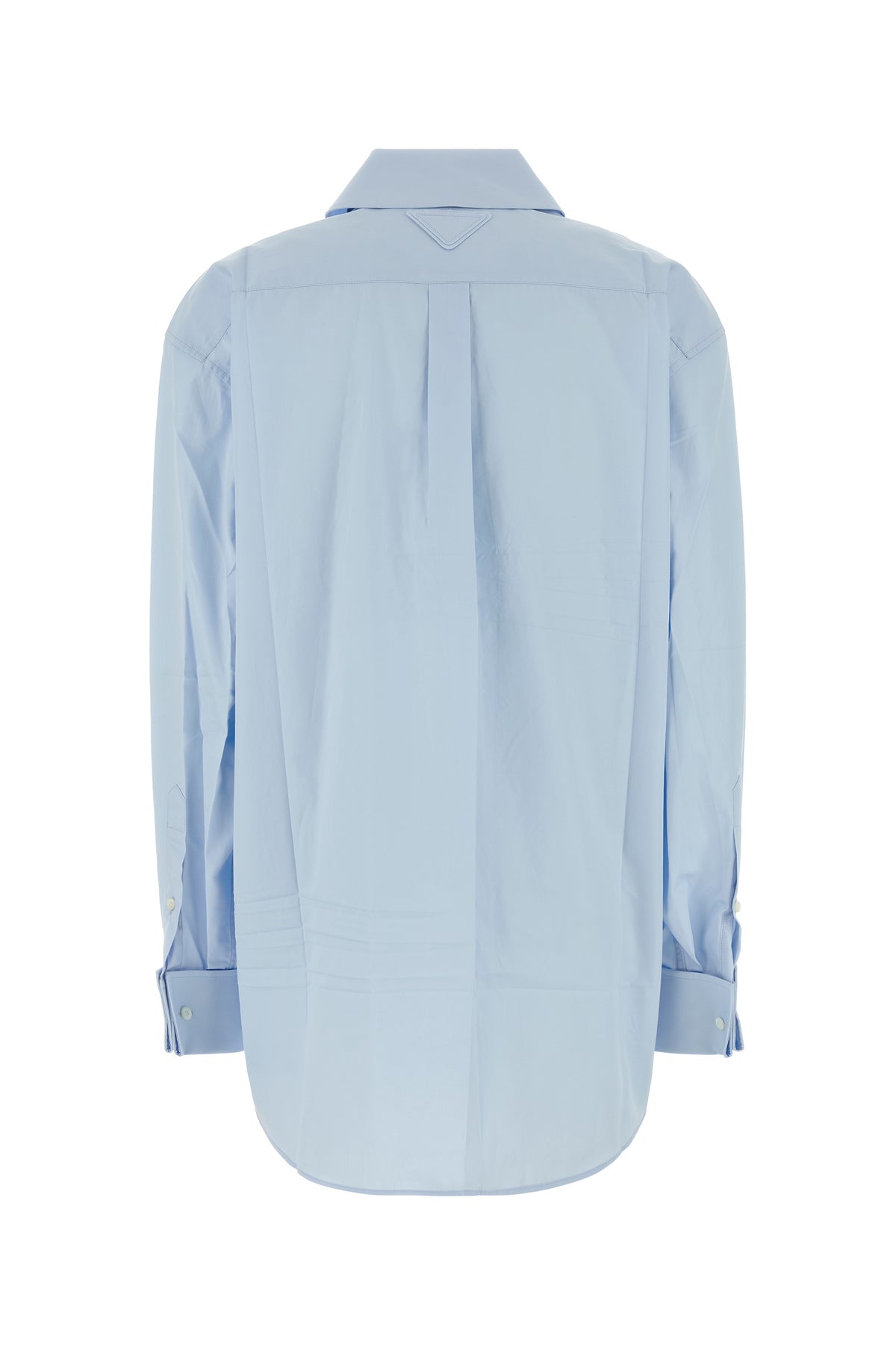 Prada Camicia in popeline azzurro, view 2