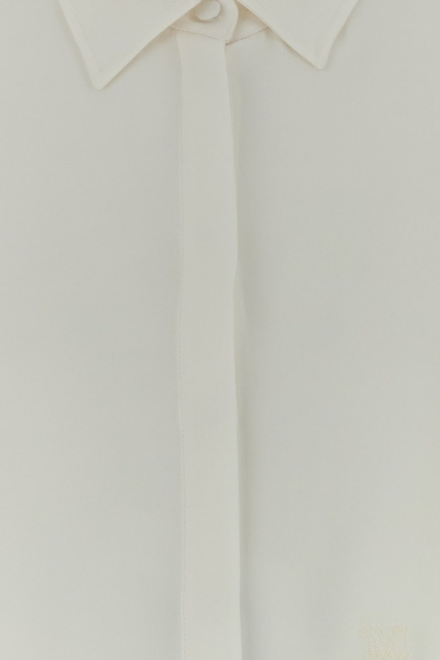 Max Mara Camicia Geranio in seta bianca, view 3