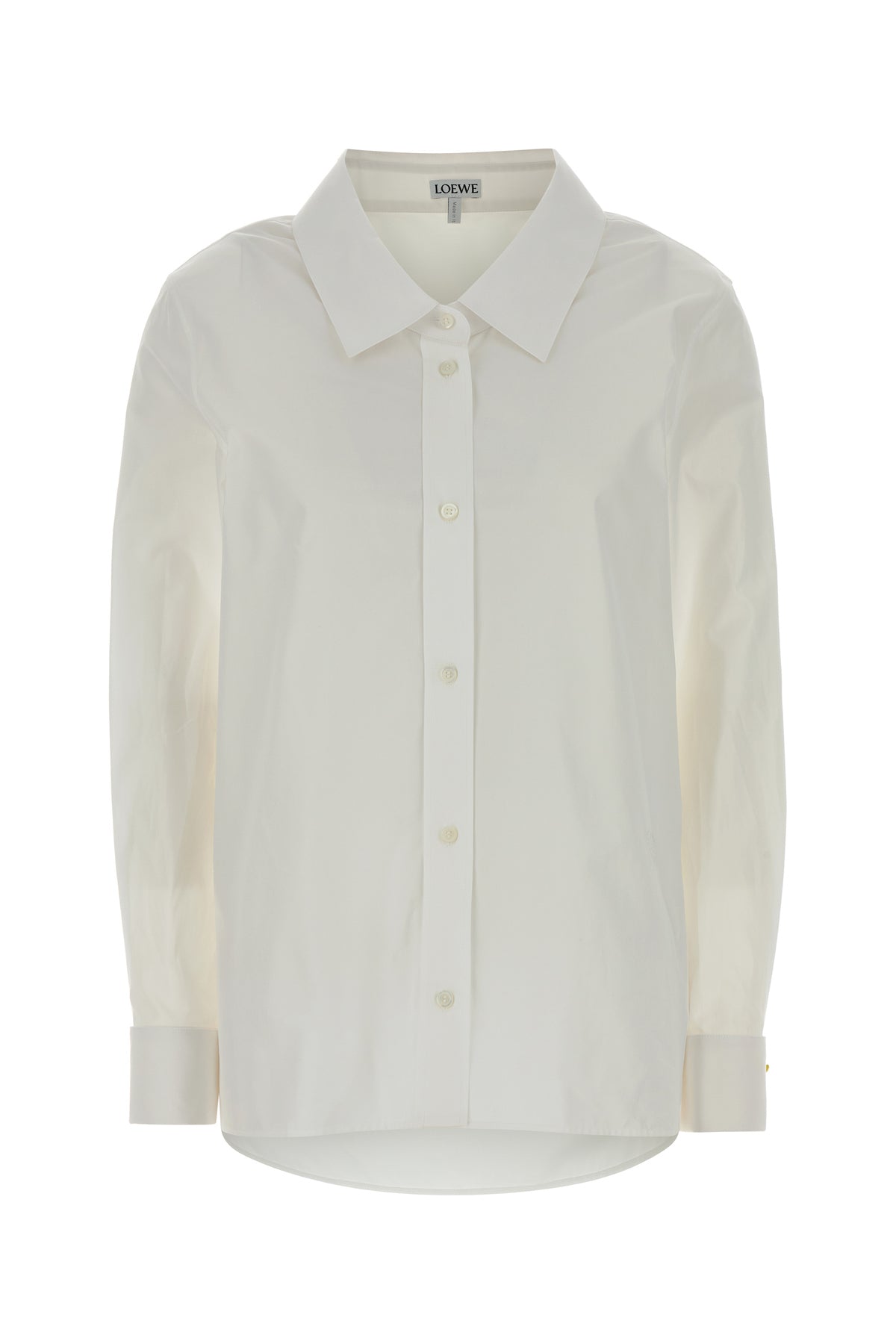 Loewe Camicia in popeline bianco