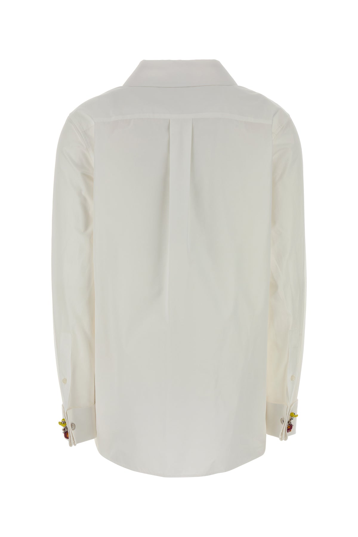 Loewe Camicia in popeline bianco, view 2