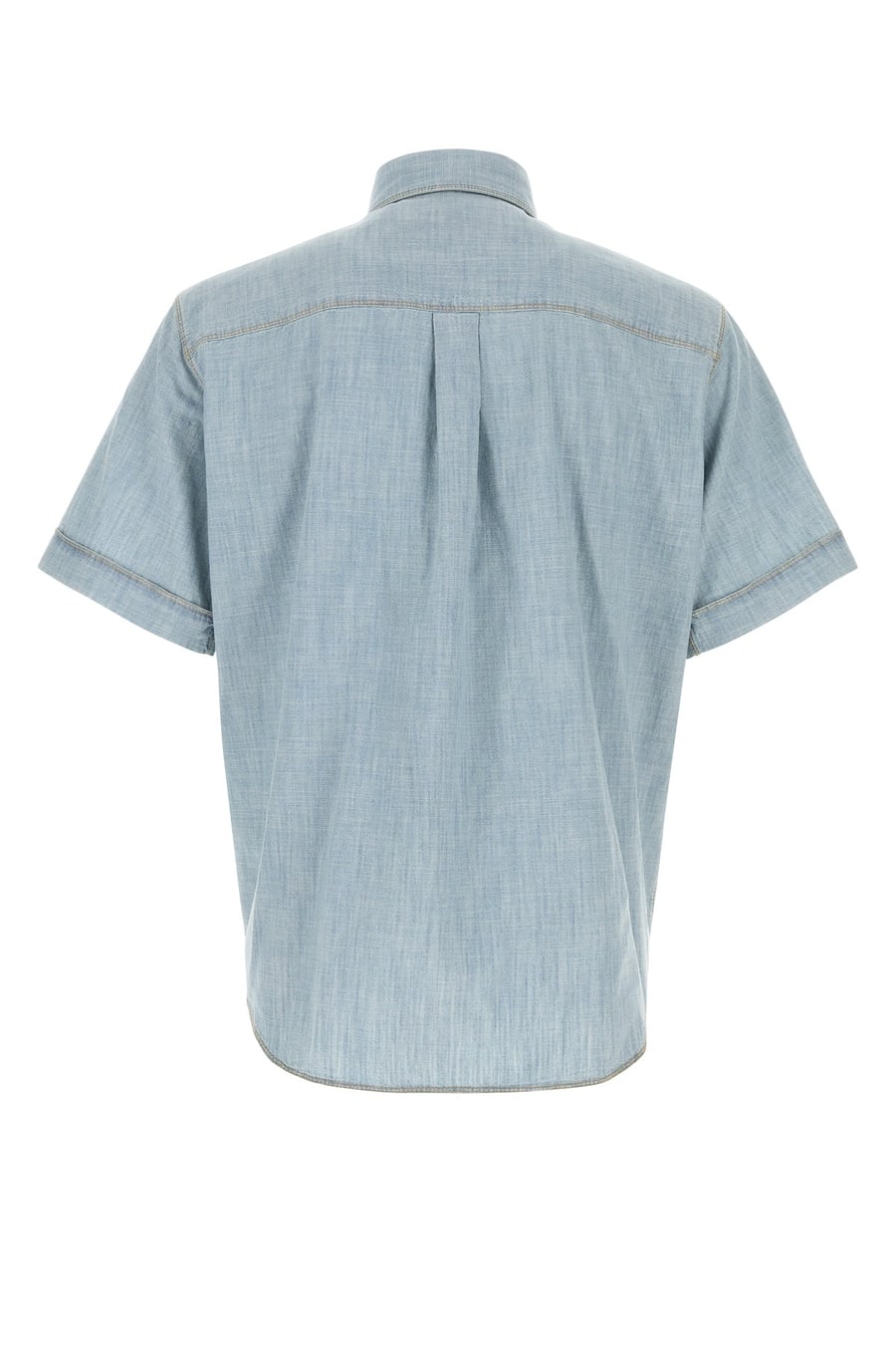 Fendi Camicia in chambray azzurro, view 2