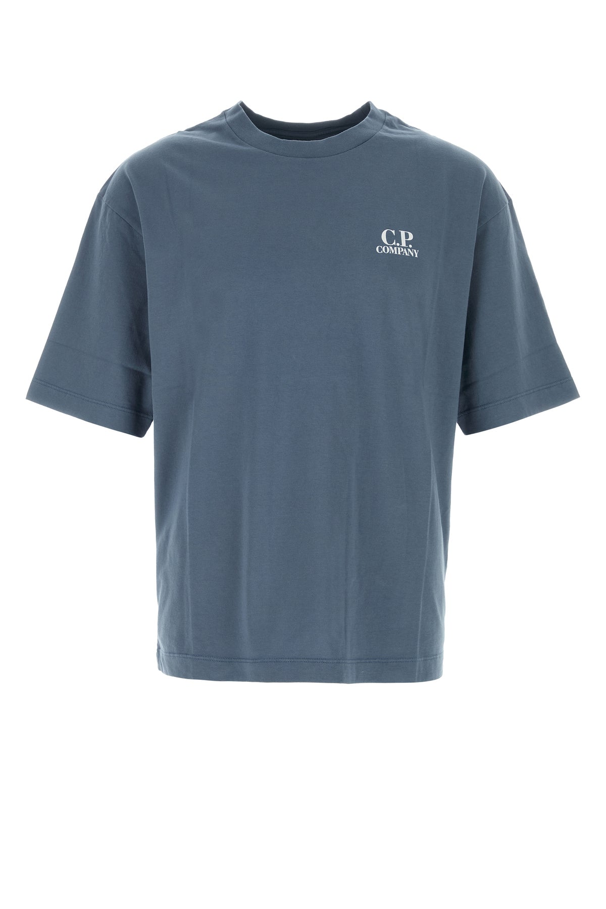 C.P. Company T-shirt in cotone blu denim