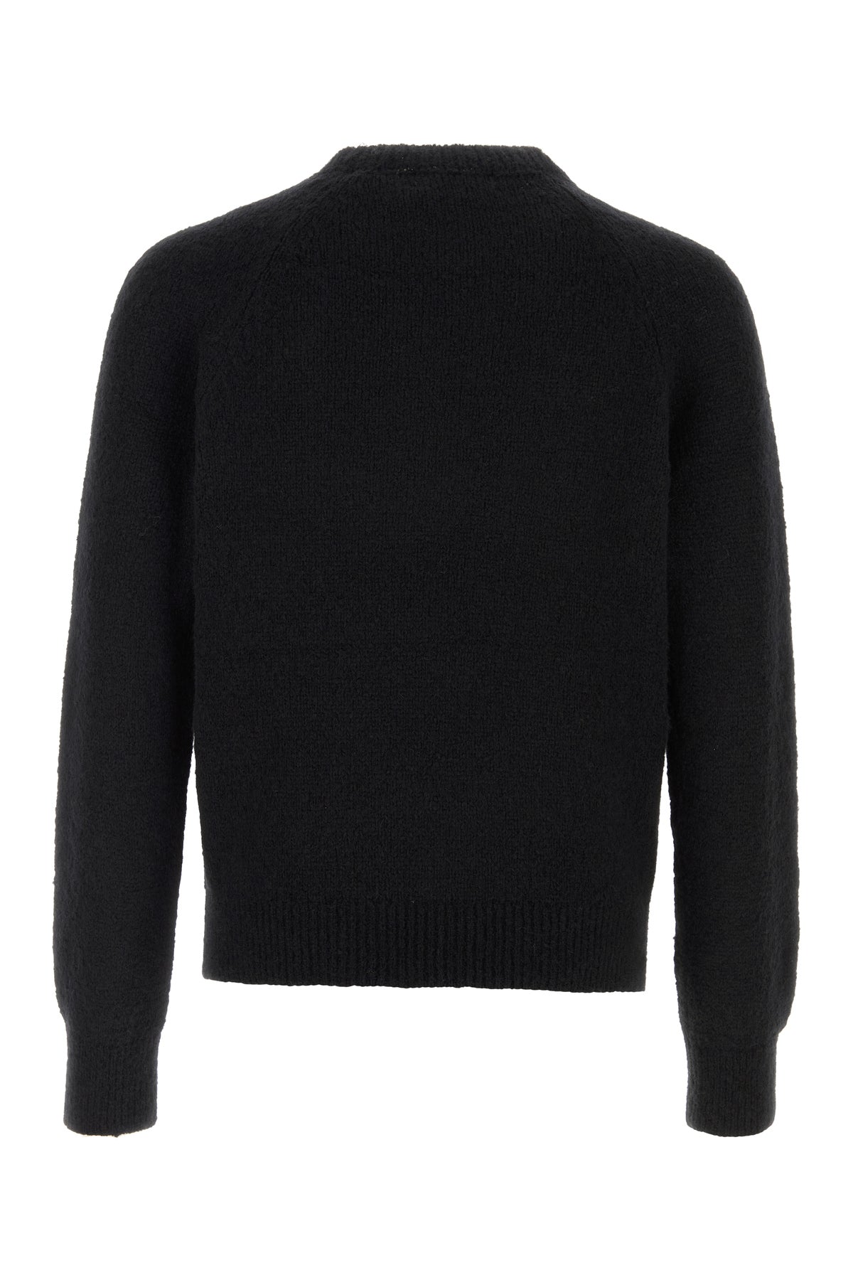 Dries Van Noten Maglione Melbourne in misto alpaca nero, view 2
