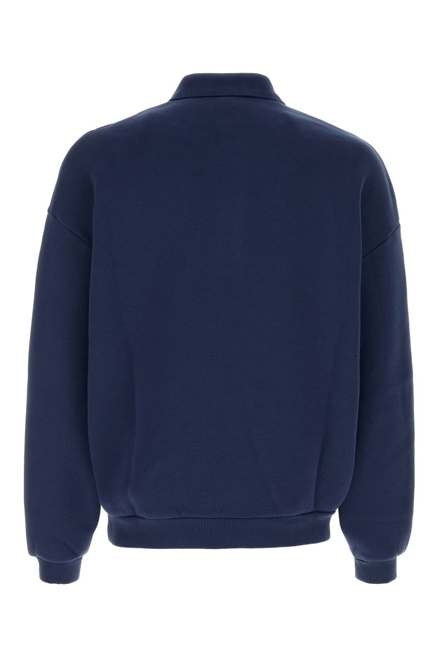 Autry Polo in cotone blu navy, view 2