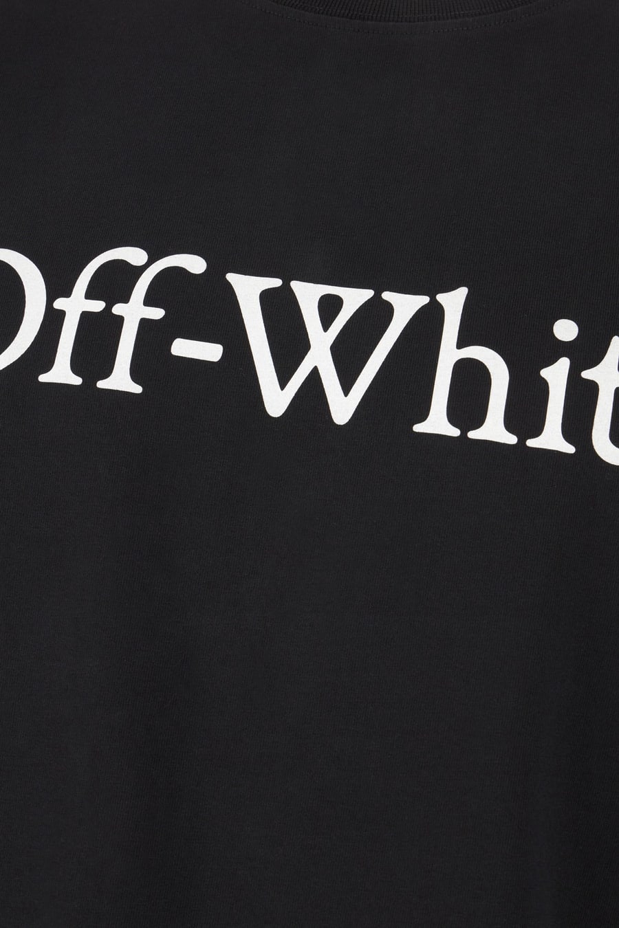 Off-White T-shirt in cotone nero, view 3