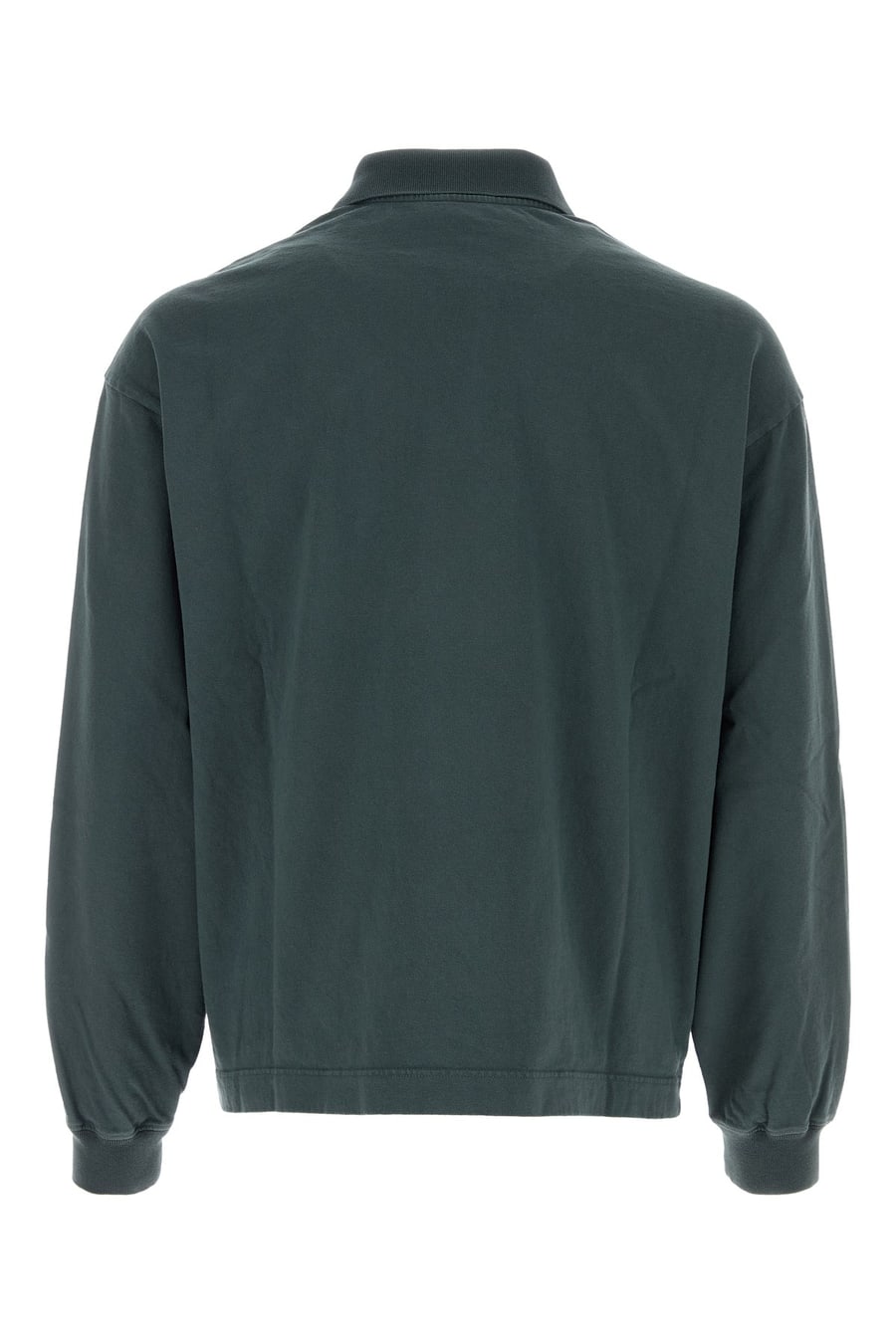 Prada Polo in cotone petrolio, view 2