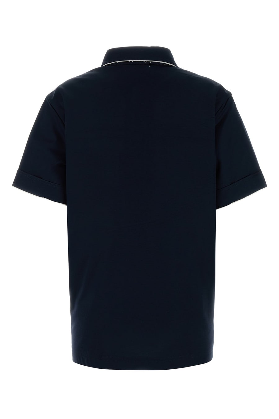 Prada Polo in cotone blu navy, view 2